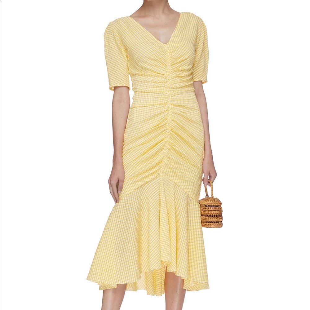 Staud Gingham Dress - Picture 5 of 5